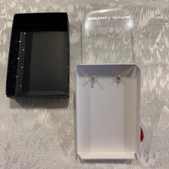 Red Baublebar Drop Tassel Valentine’s Day Earrings - Picture 3 of 3